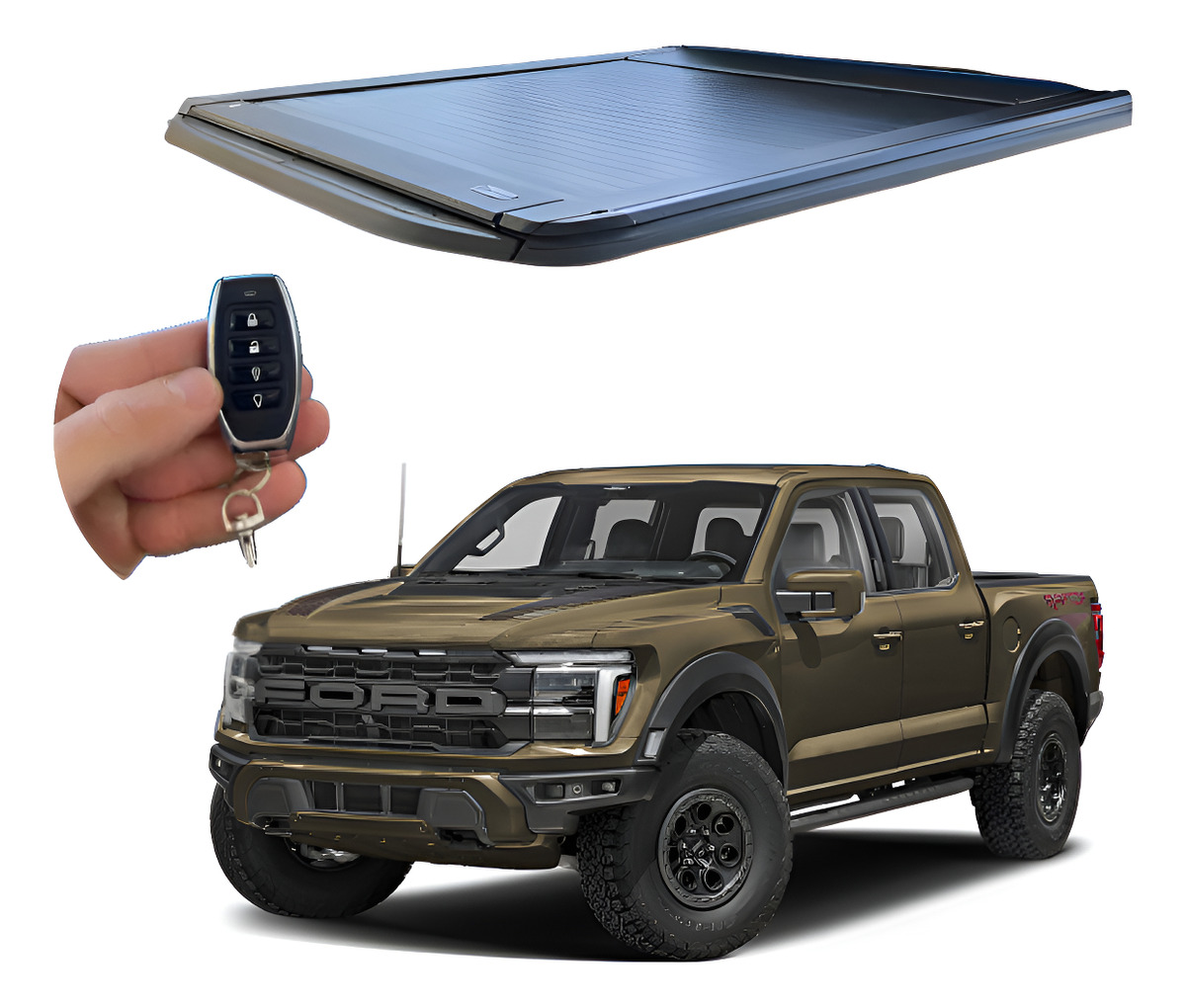 Tapa Batea Electrica Ford F-150 Raptor 2021-2026 Agencia