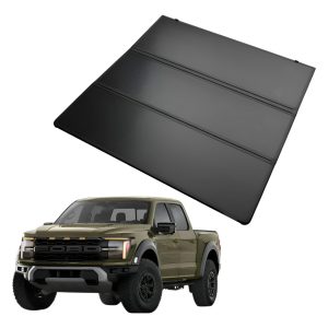 Tapa Batea Trifold Rigida Para Ford F150 Raptor 2021-2026