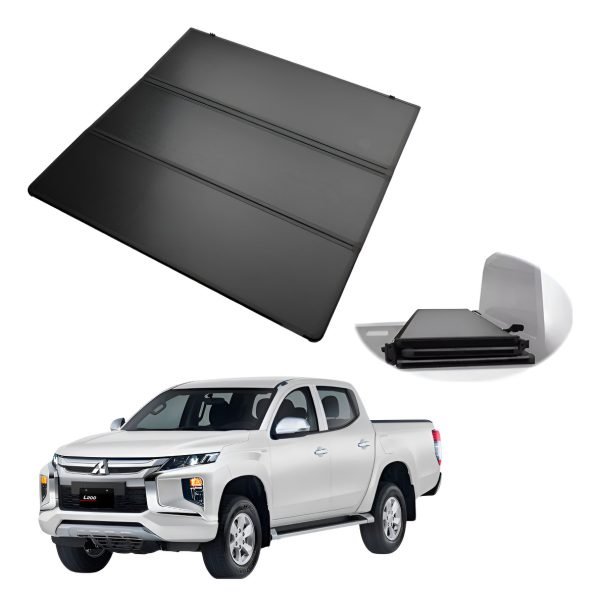 Tapa Batea Trifold Rígida Para Mitsubishi L200 2020-2023