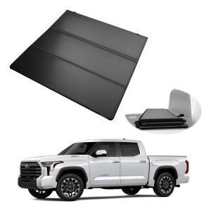 Tapa Batea Trifold Rígida Para Toyota Tundra 2022-2026