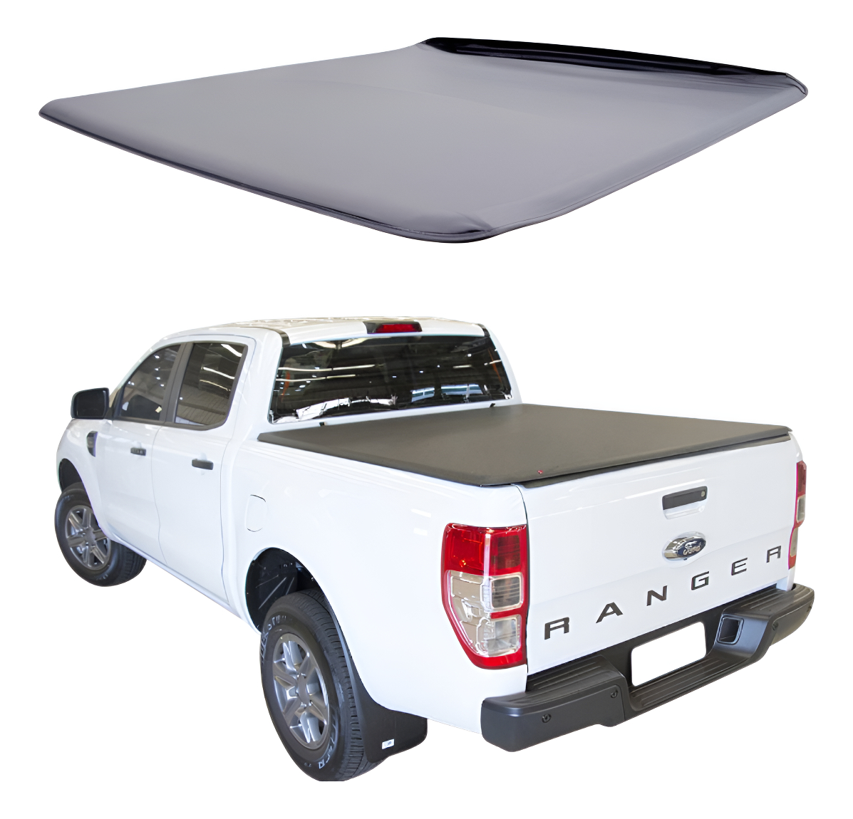 Tapa Batea Lona Enrrollable Ford Ranger 2016-2022 Xlt Xl