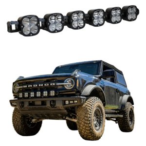 Barra 6 Faros Xl Sport Baja Designs Defensa Bronco 2021-2026