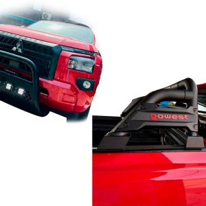 Burrera Y Roll Bar Combo Para Toyota Hilux 2016 Al 2024