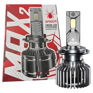 Kit De Faros Led Sr H8/h11 Max 2 Spider 40000lm 150w