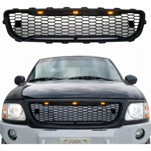 Parrilla Negra Frontal Para Ford F-150 1999-2003