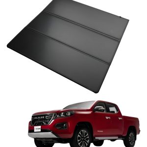 Tapa Batea Trifold Rigida Para Dodge Ram 1200 2023 A 2025