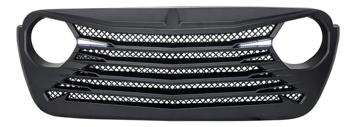 Parrilla Jeep Wrangler Jl 2018 - 2025 C/led Blanco Y Ámbar - Imagen 2