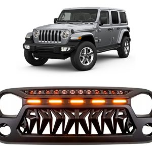 Parrilla Jeep Jl Angry Enojado Wrangler Rubicon 2018-2023