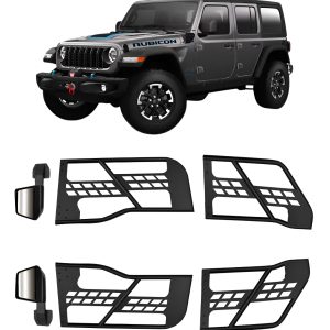 Puertas Tubulares Con Espejos Off Road Jeep Jl 2018-2026