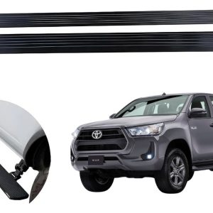 Estribos Eléctricos Antiderrapantes P/toyota Hilux 2015-2025
