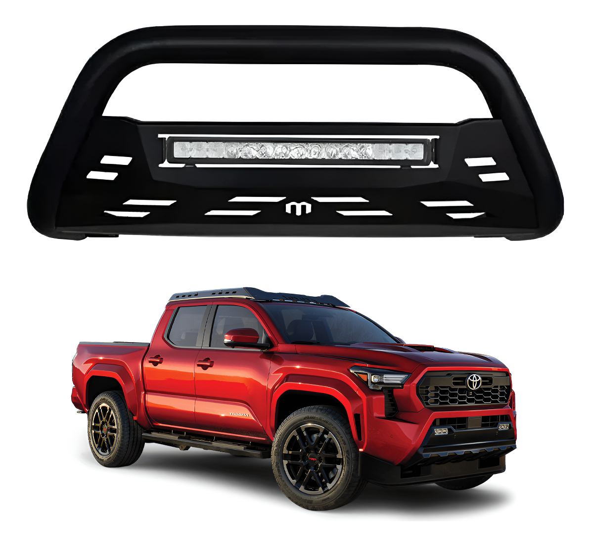 Combo Burrera Barra Led + Tapa Trifold Para Tacoma 2024-2026 - Imagen 2