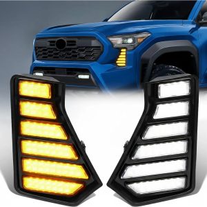Faros Led Niebla Drl C/direccional Para Toyota Tacoma 2025+