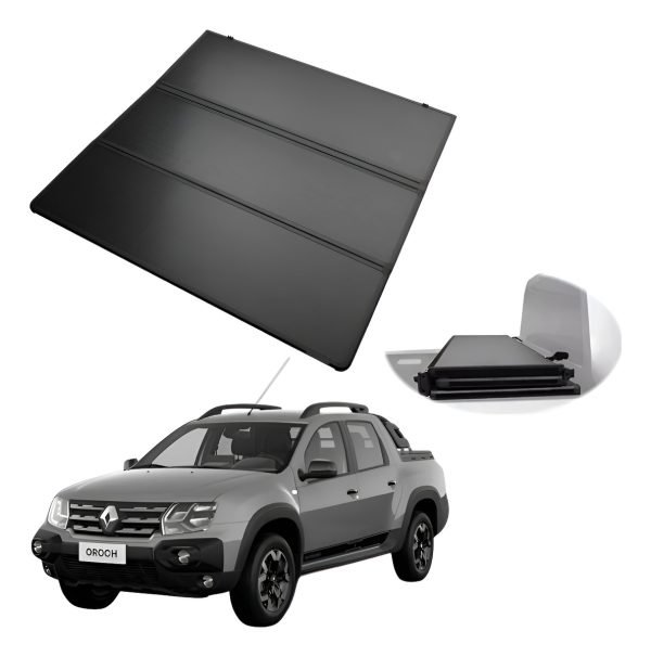 Tapa Batea Trifold Rigida Para Renault Oroch 2015-2023