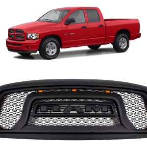 Parrilla C/led Para Dodge Ram 1500 2002 2003 2004 2005