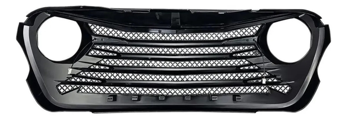 Parrilla Jeep Wrangler Jl 2018 - 2025 C/led Blanco Y Ámbar - Imagen 3