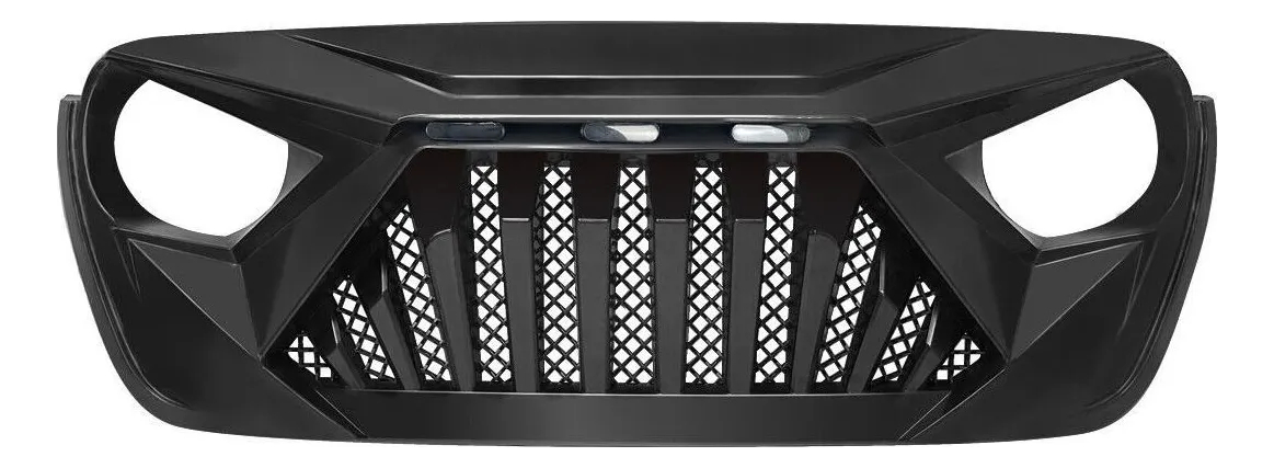 Parrilla Para Jeep Wrangler Jk 2007 Al 2017 Con Led - Imagen 3