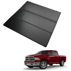 Tapa Batea Trifold Rígida Plegable Para Ram 1500 2009-2023