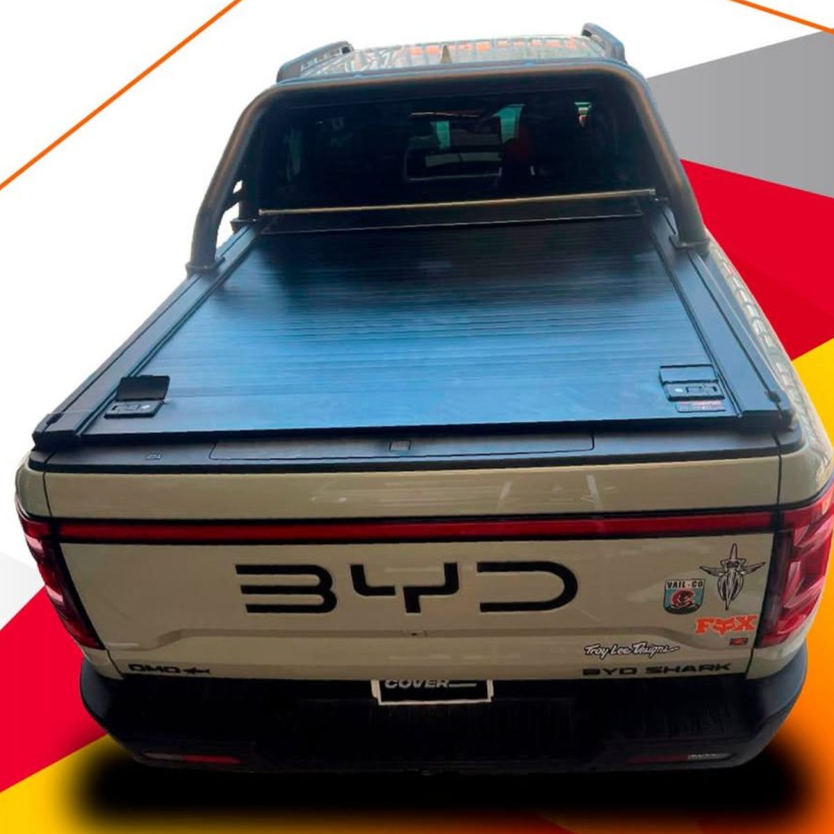 Tapa Cubre Batea Retráctil Byd Shark C/roll Bar 2024-2026 - Imagen 2