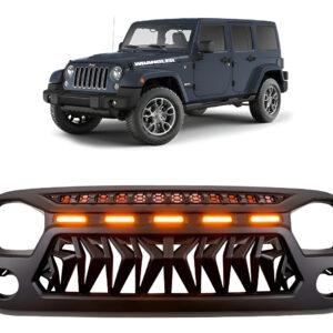 Parrilla Angry C/led Para Jeep Wrangler Jk 2007 Al 2017