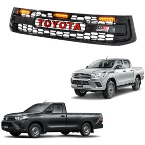 Parrilla Led Toyota Hilux Estilo Gr 2016-2025 Versión Base
