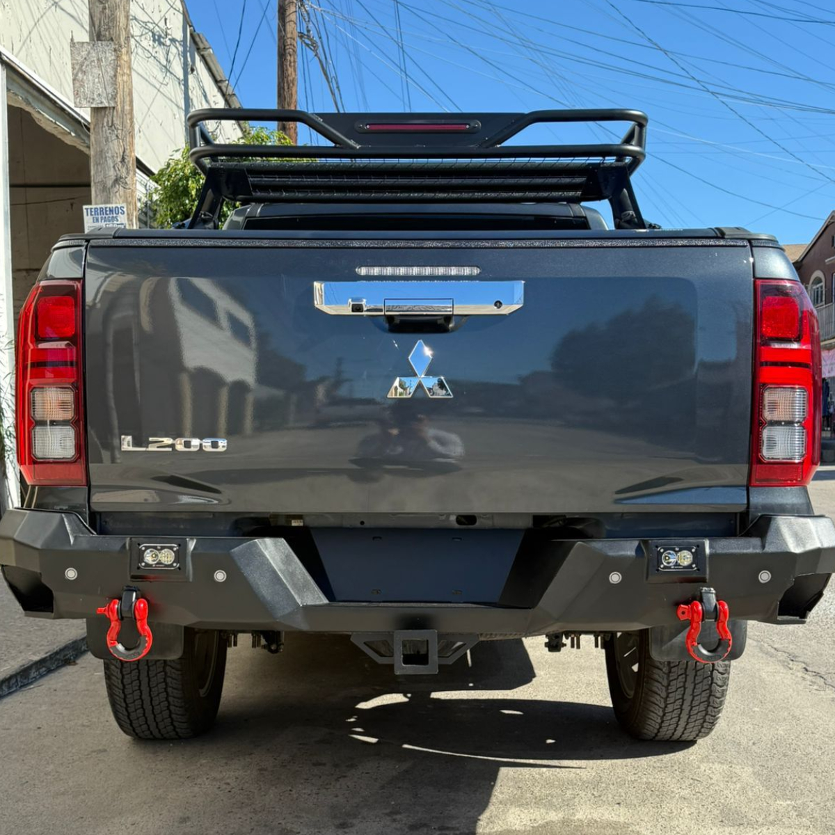 Defensa Trasera Reforzada Mitsubishi L200 2025+ Glx Gls Gsr - Imagen 3