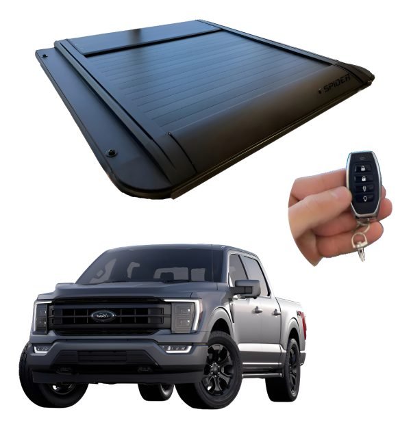 Tapa Batea Eléctrica Retractil C/seguro Para F-150 2021-2026