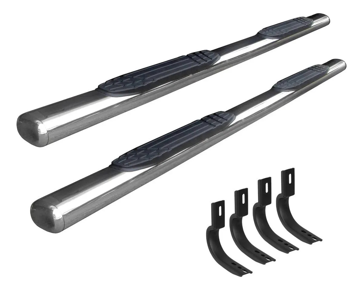 Estribos Widesider Fusion 4 Inox De 80 Para Hilux 05-15 - Imagen 3