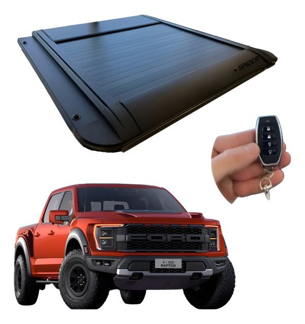 Tapa Batea Eléctrica C/seguro Para F-150 Raptor 2021-2026