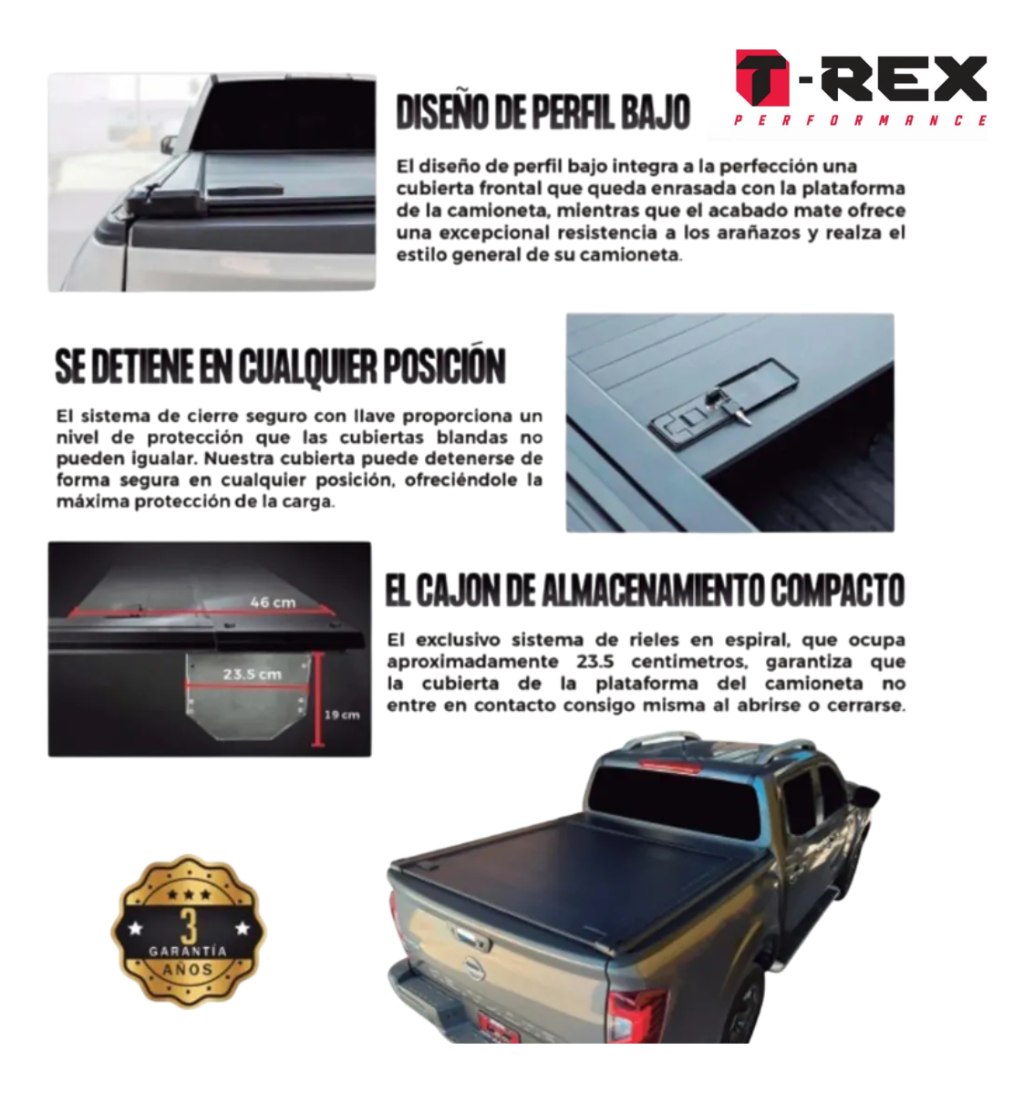 Tapa Cubre Batea Retráctil Byd Shark C/roll Bar 2024-2026 - Imagen 3