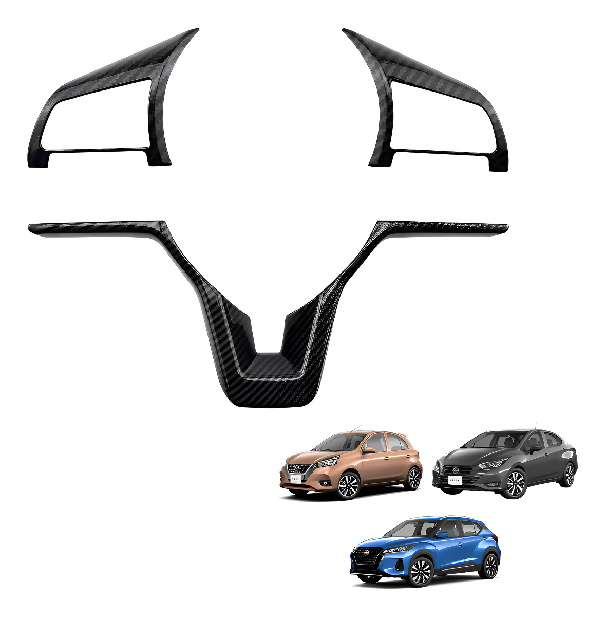 Embellecedor Volante Nissan Versa Kicks March 2021-2025