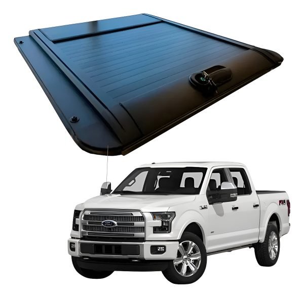 Tapa Batea Retráctil Para Ford F-150 2015-2020 Doble Cab
