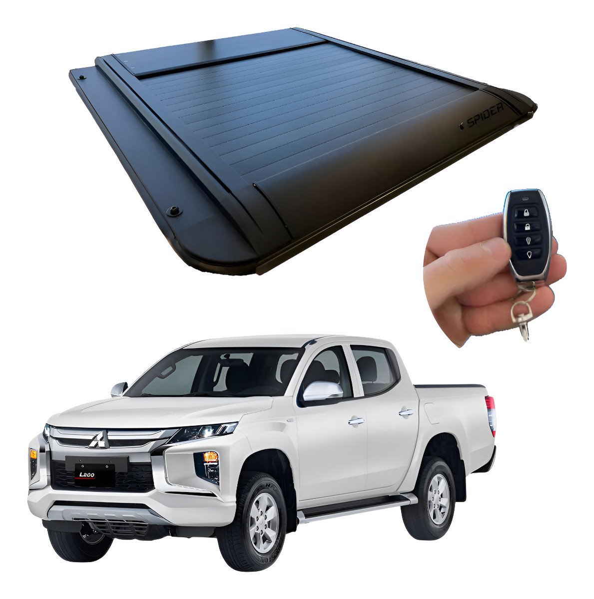 Tapa Batea Retráctil Eléctrica C/control Mitsubishi L200