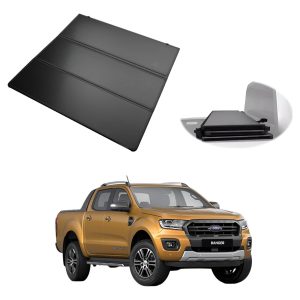 Tapa Batea Trifold Para Ranger Wildtrack 2016-2022 Roll Bar