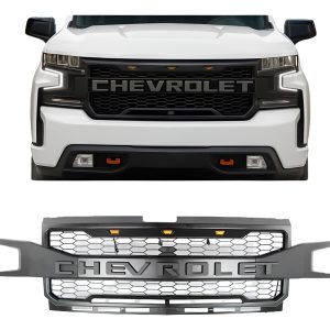 Parrilla Chevrolet Silverado Tipo Raptor C/leds 2019 2020