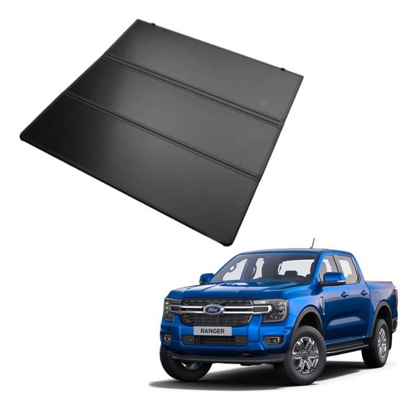 Tapa Batea Trifold Rígida Para Ford Ranger 2023 Al 2026