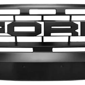 Parrilla Negra Con Led Para Ford Ranger 2017-2019