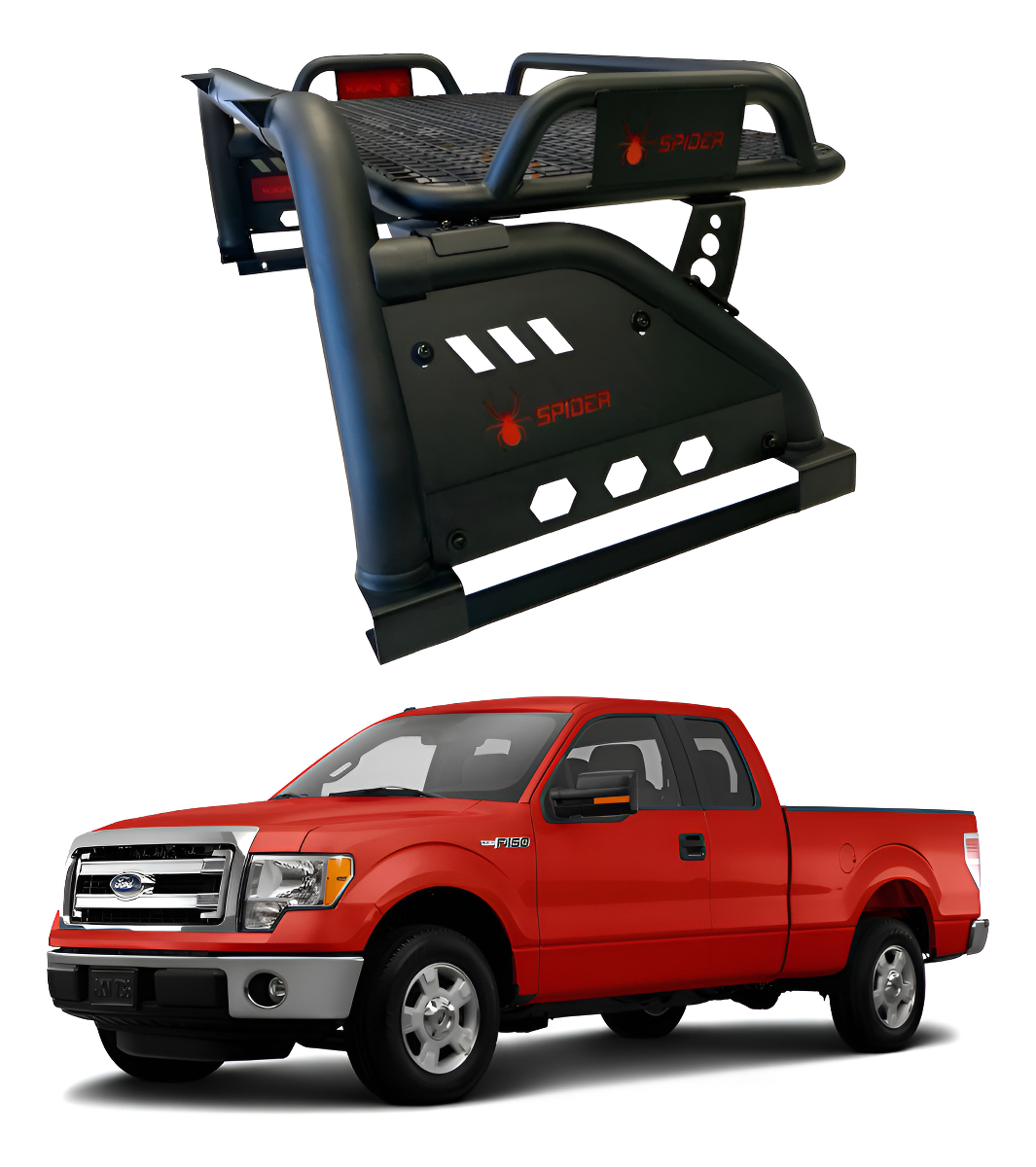 Roll Bar Cargo C/canastilla Para Ford F-150 2009-2014