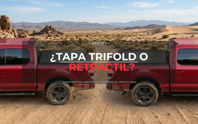 ¿Tapa Trifold vs Retráctil para tu Pickup? Comparativa Definitiva con Precios México 2026