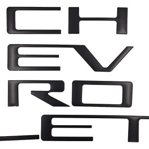 Letras Emblema 3d Tapa De Caja Batea P/ Chevrolet 2019-2026