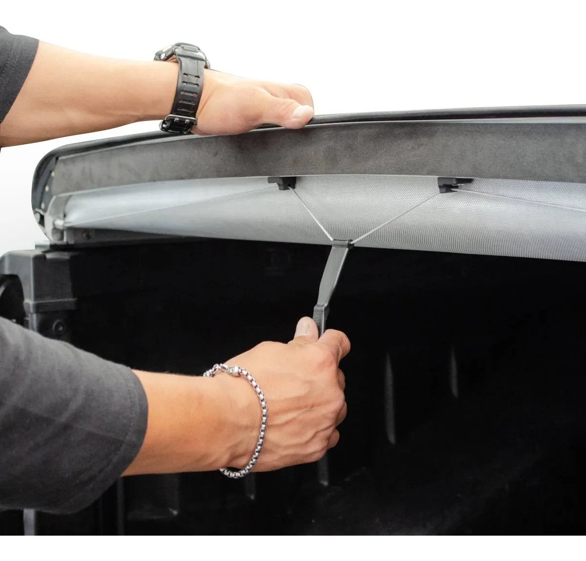 Tapa De Lona Para Volkswagen Saveiro 2010 2020 Dob Cab - Imagen 4