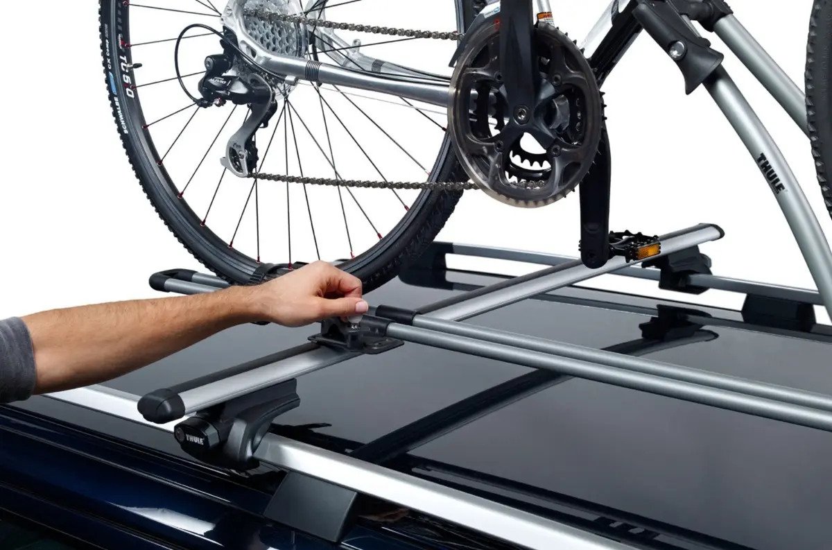 Portabicicletas Thule Free Ride 1 Bicicleta Universal Color Plateado - Imagen 5