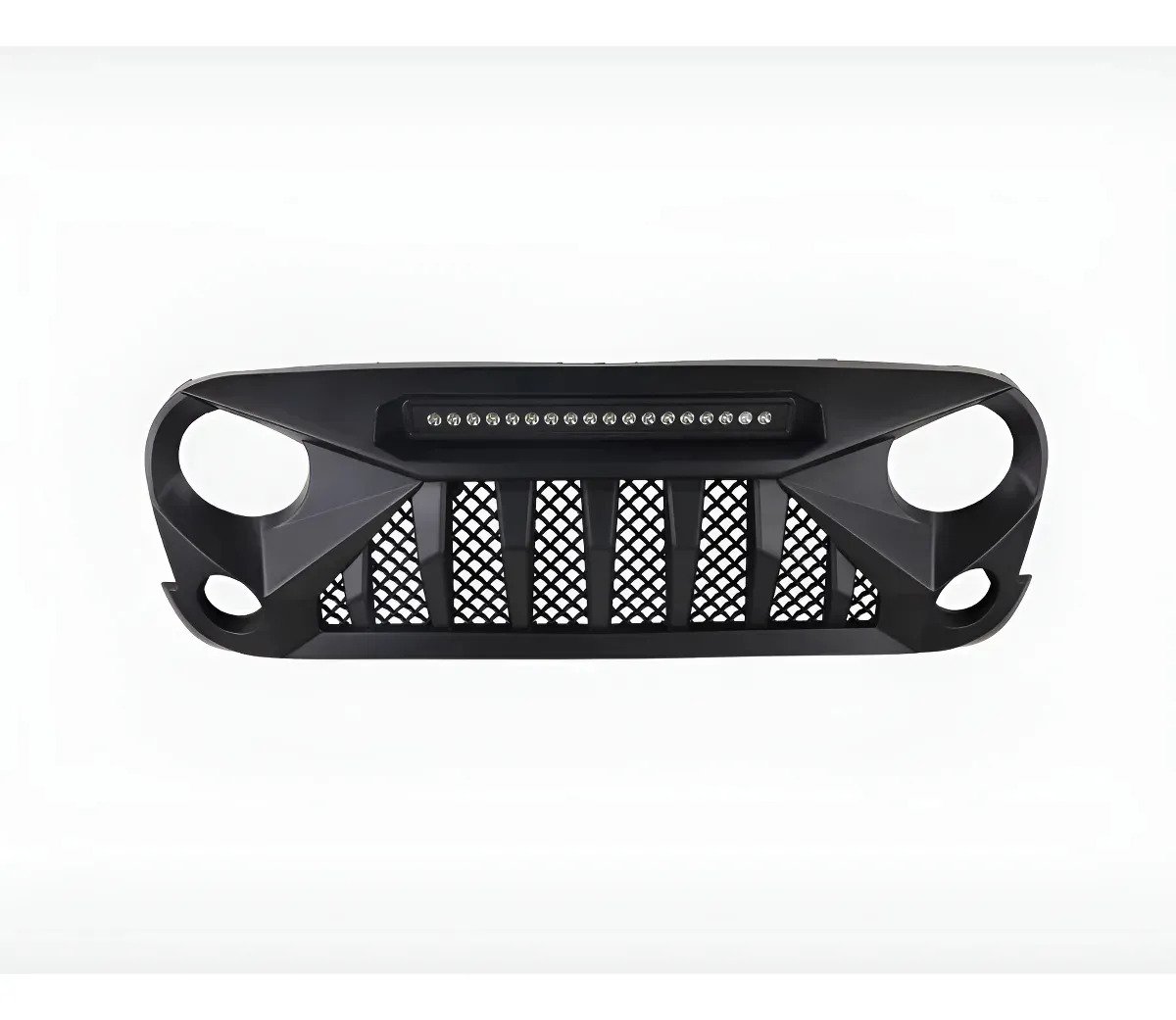 Parrilla Angry Enojado Barra Led Jeep Jk 2007-2017