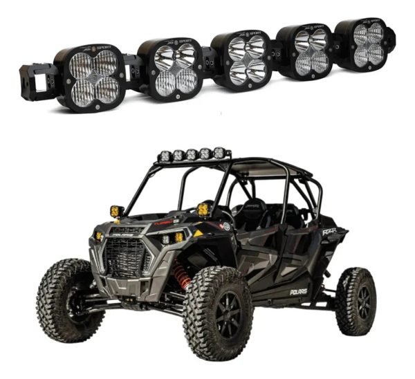 Barra 5 Faros Xl Sport C/bases Rzr Turbo S Baja Designs