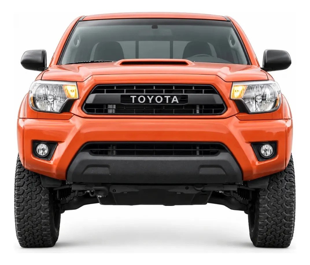 Parrilla Para Toyota Tacoma 2012-2015 Frontal Negro Mate Abs - Imagen 2