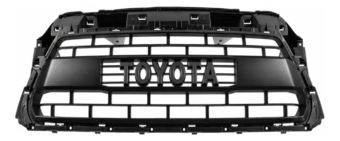 Parrilla Para Toyota Tacoma 2012-2015 Frontal Negro Mate Abs - Imagen 3