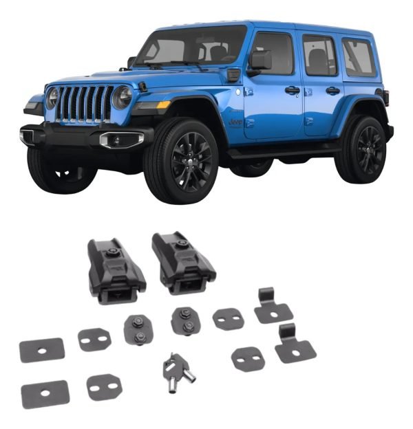 Seguros Para Cofre Rugged Ridge Jeep Wrangler Jl 2018-2025