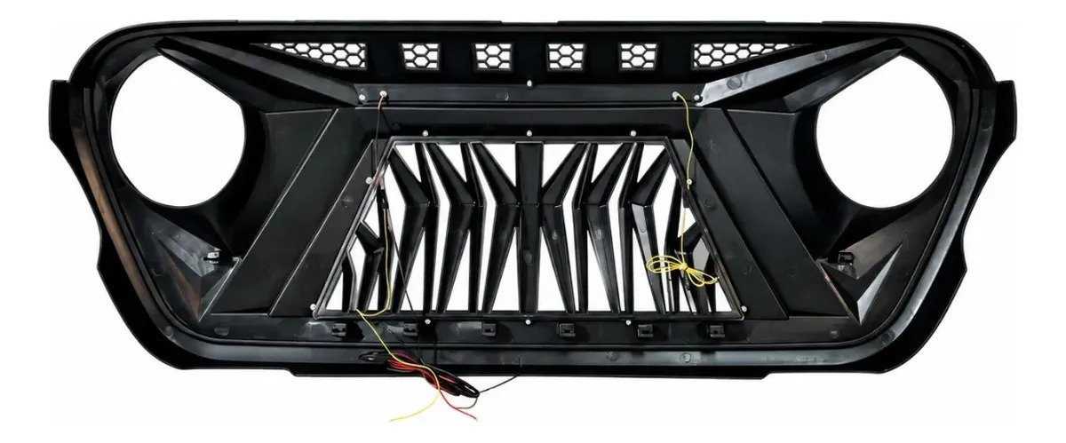 Parrilla Jeep Wrangler Jl 2018 A 2026 Con Led Secuencial Abs - Imagen 3