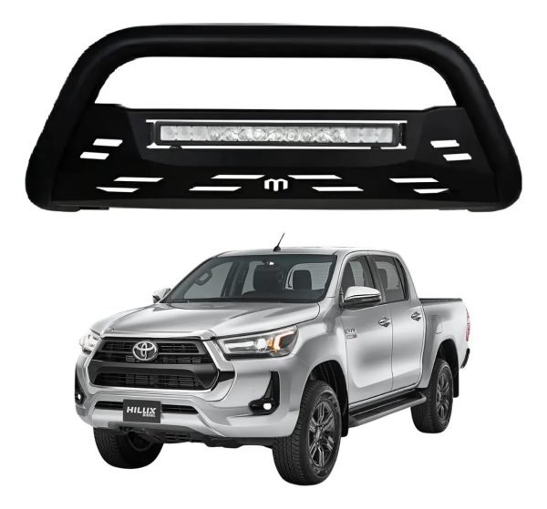 Burrera Barra Luz Led Para Toyota Hilux Platinum 2021-2026