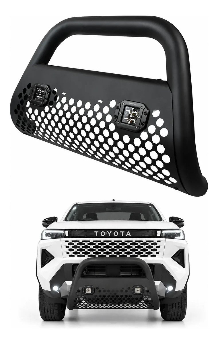 Burrera Ultra Bar Texturizada 2 Faros Para Toyota Hilux 2027