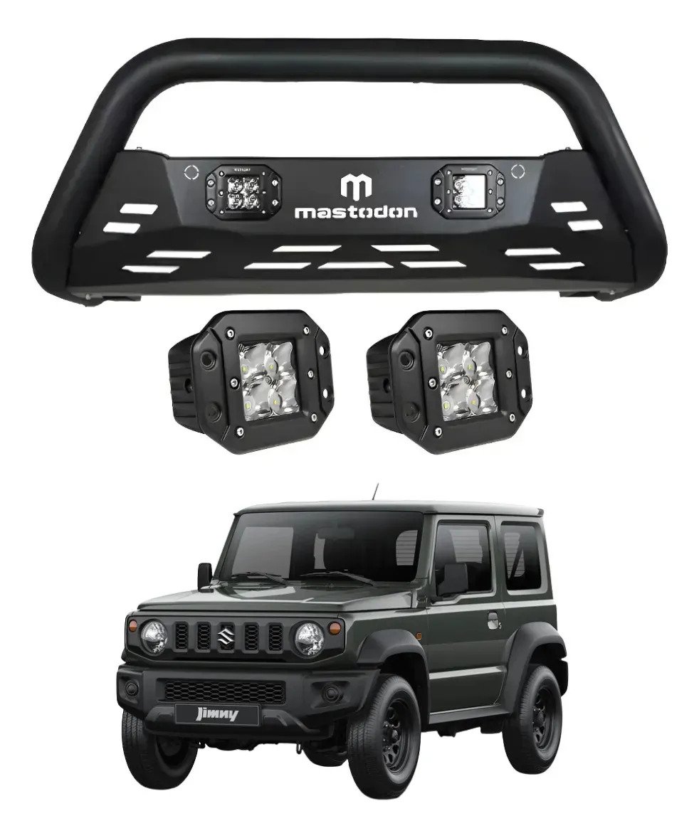 Burrera Rage Con 2 Faros Para Susuki Jimny 2021-2025
